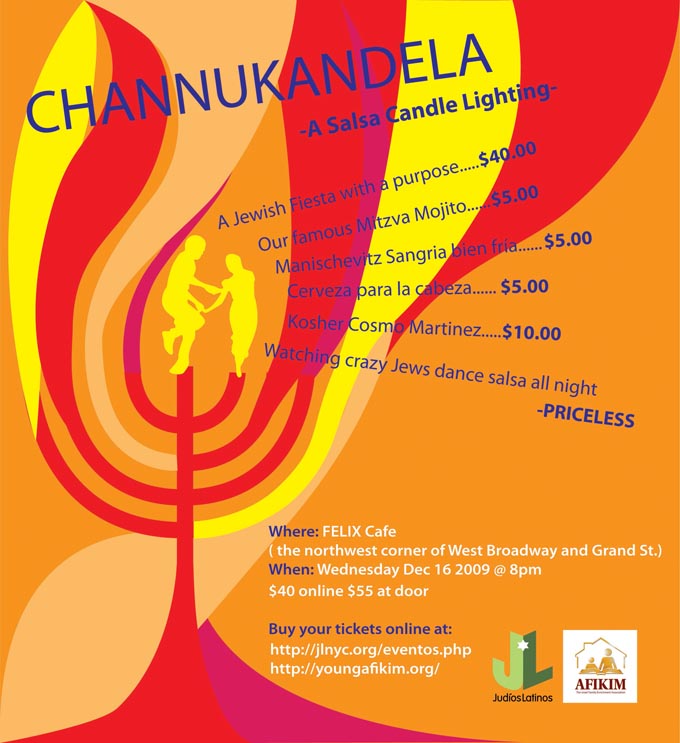 Channukandela - A Salsa Candle Lighting